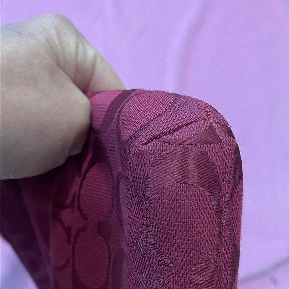 Coach Burgundy Crossbody Bag - Picture 8 of 14